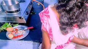 Indian Village wife homemade in kitchen Doggystyle Fuking