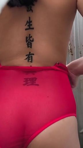 Stunning moment from "Booth shows big ass on Brazil beach"