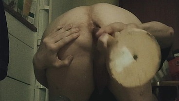 Midnight kitchen anal urge