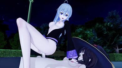 Rough Futanari Brunette 3d Anime Megumin Creampie Gushing Orgasm Sex Fantasy