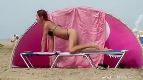 Dutch Beach Sex Milf