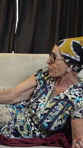 Tattooed 77 Years Old Grandma BBC Ass Fucked