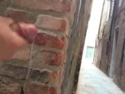 Cumshot in Venice