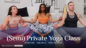 (Semi) Private Yoga Class , Scene #01