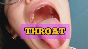 Abriendo toda mi boca por completo