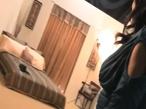Beautiful and Busty Black Lady Gets Covered in Sperm