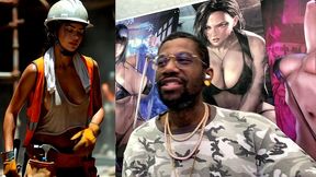 tight juicy bald pussy female construction worker fucking her co-workers, ai generated