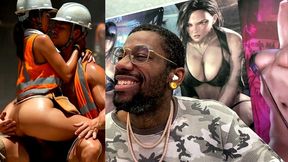 tight juicy bald pussy female construction worker fucking her co-workers, ai generated