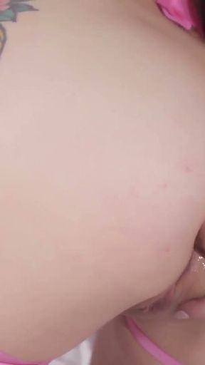 Blonde Trans Dana Delvey Cums All Over Vile Vixen's Pussy   Clip 1