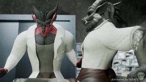 Gay muscle growth animation hyper cock destroyed size difference