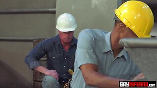 Boss fistfucks subordinates dark hole