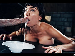 MILF Gets Filled with LOADS of Monster Cum Nonstop - Little Puck Hentai Alien Invasion