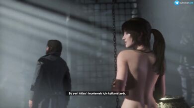 Big tits rise in tomb raider game