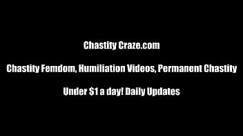 You need to be locked in a chastity device immediately