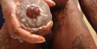 Hallelujah Johnson Masturbating solo BBC cum