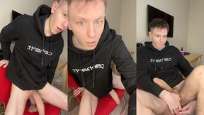 young twink s gushing cum delight