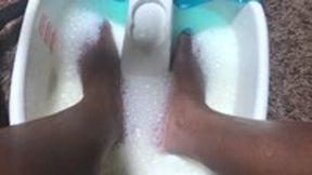 foot fetish - Regal Soak: MXDominion’s Silken Soles, foot worship, mind fuck, soles 4k