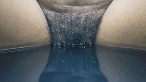 Hot Wife Big Pussy Close up in Ocean Waves, Standing Up Homemade Sex Carrying