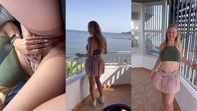 oops dans le taxi nous menant a l appartement