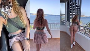 oops dans le taxi nous menant a l appartement ♥