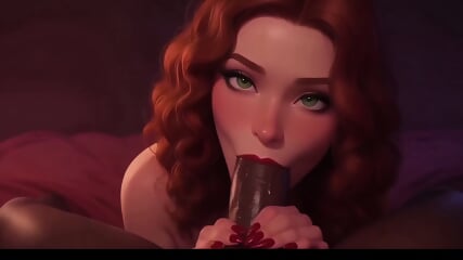 AI Redhead Tastes BBC POV