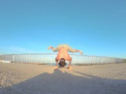 Edging in Public Toilet After Beach Workout – Teaser | Full 2D + 180VR 8K on OF & FapHouse