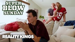 Real Sexy - It's So Hard For Lucy Doll To Stay Loyal To Her Bf When He’s Watching The Super Bowl