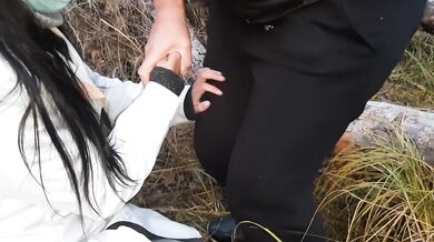 Sex with the doctor in a public place with Russian conversations - lesbian_illusion