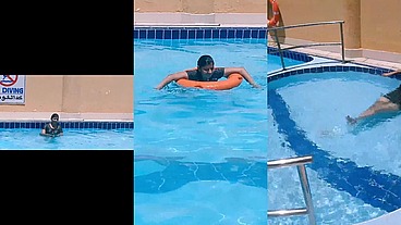Sexyrubyrajchauhan - Ruby Enjoying In Pool..