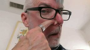 Giant Humiliation Made to Look Up Step-Dad's Nose - DADDY GIANT 47 - Richard Lennox - MOV 1080