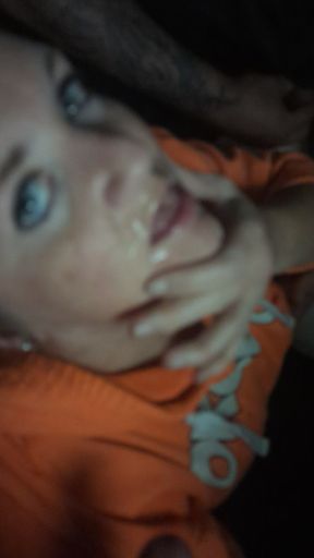 Iowa cumslut sucking strangers off at porn store