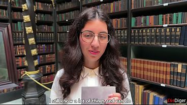 Botanist Girl in Glasses Wants to Fuck Instead of Reading Smart Books