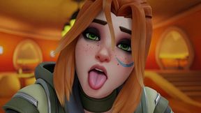 freja from overwatch rides a big dick