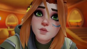 freja from overwatch rides a big dick