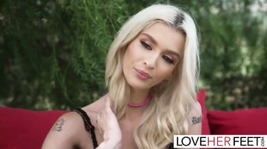 Petite Blondie Emma Rosie Worshipped And Fucked After