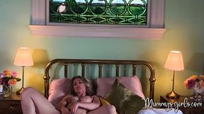Seductive stepmom and stepdaughter's online pussy play