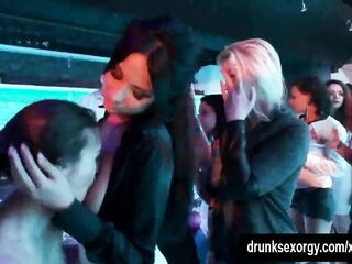 Lesbian party hoes lick cunts in public