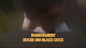 BLACKOWNED COCKSUCKER KNEELING AND SUCKING