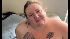 DEE sucks my black cock real good and I cum on her tits.
