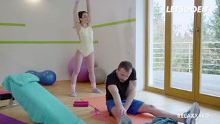 Brunette Valentina Bianco Rides A Fat Cock After Yoga Session - LETSDOEIT