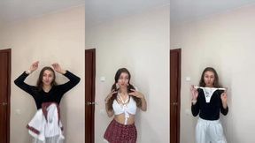 Social Media Creator @veola @Teasing & #Brunette #Teen #Uniform Porn gratis clips video | Tik.Porn