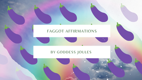 Faggot Affirmations