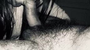 My sexy cousin's wife gives me a juicy blowjob