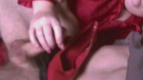 Aapryl Jerks Me Off Into Her Sexy Red Pump