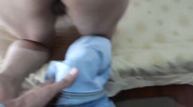 I'm fascinated by the anal sex my stepson gives me—five big loads in my ass, full of cum.