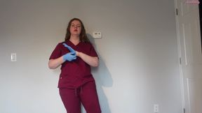 Fantasy Dildo Gangbang with Nurse in Gloves