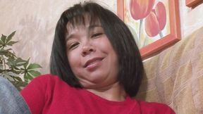 Tiny Asian pussy pleasured by horny friend
