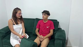 Busted! Stepson Gets Caught Jerking Off with Stepmom's Panties, Takes a Ride on That Big Ass