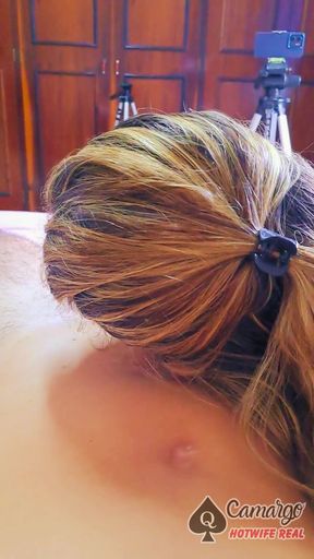 FUCK ME WHILE THE CUCKOLD DOESN&#039;T ARRIVE - LEAVE MY PUSSY CUMMED FOR HIM TO CLEAN