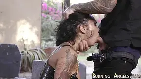 Tattooed Goth Has Hardcore Anal